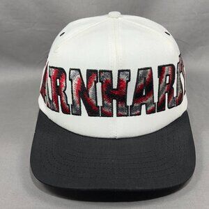 Vtg Dale Earnhardt #3 NASCAR Snapback Hat Cap White Chase Racewear USA Mens 90s